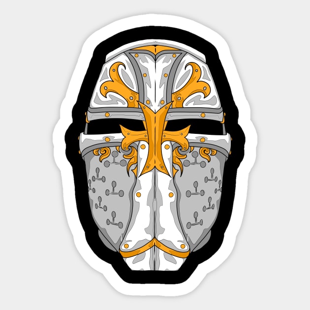 Knight's Crusade Sticker by paintchips